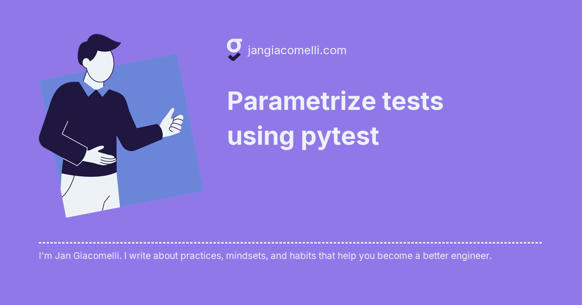 Parametrize tests using pytest